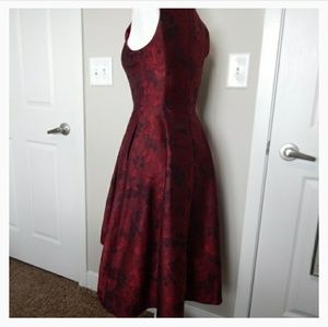 White House Black Market Fit-and-Flare Dress